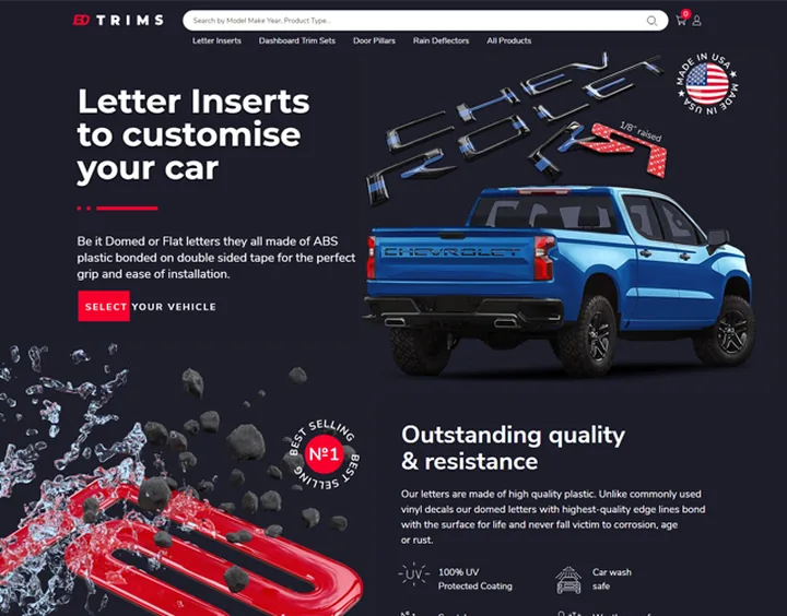 BDTRIMS website design